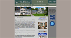 Desktop Screenshot of mcneilbuilders.com